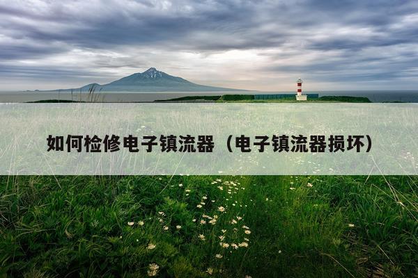 如何检修电子镇流器（电子镇流器损坏）