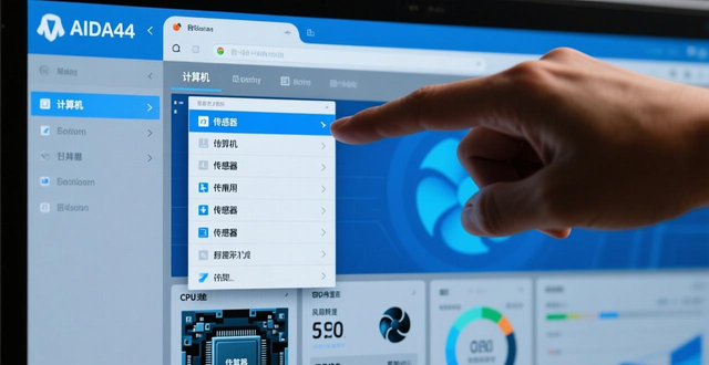 电脑硬件检测必备！教你用AIDA64快速查看CPU温度
