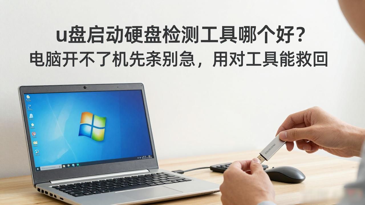 u盘启动硬盘检测工具哪个好？电脑开不了机先别急，用对工具能救回