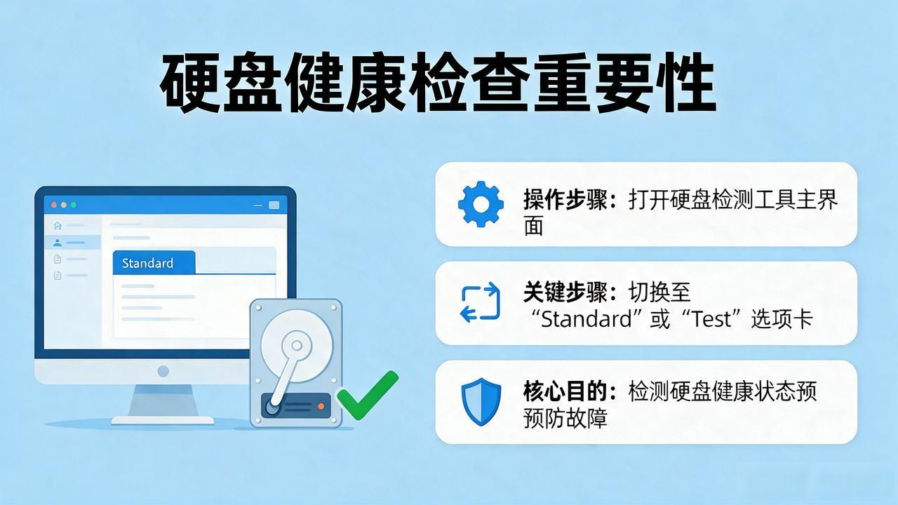 硬盘检测工具绿色版，电脑卡顿蓝屏先查硬盘健康