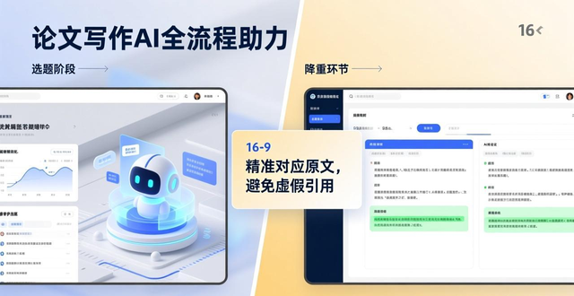 写论文AI全流程助力，覆盖选题到降重，提升论文规范性原创性