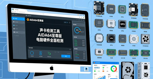 声卡检测工具 AIDA64至尊版，电脑硬件全面检测