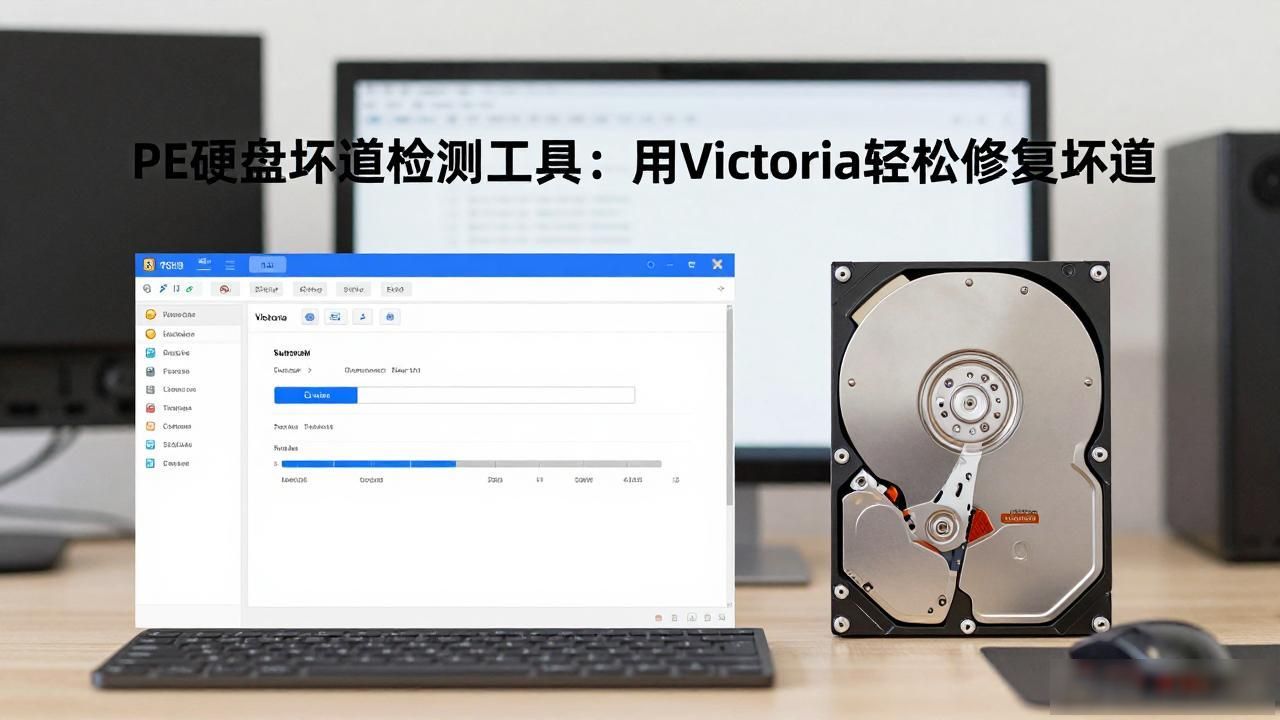 pe硬盘坏道检测工具_Victoria磁盘扫描教程_PE环境下硬盘坏道检测与修复