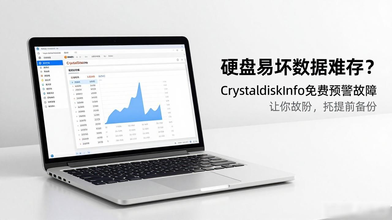 硬盘易坏数据难存？CrystalDiskInfo免费预警故障，让你提前备份