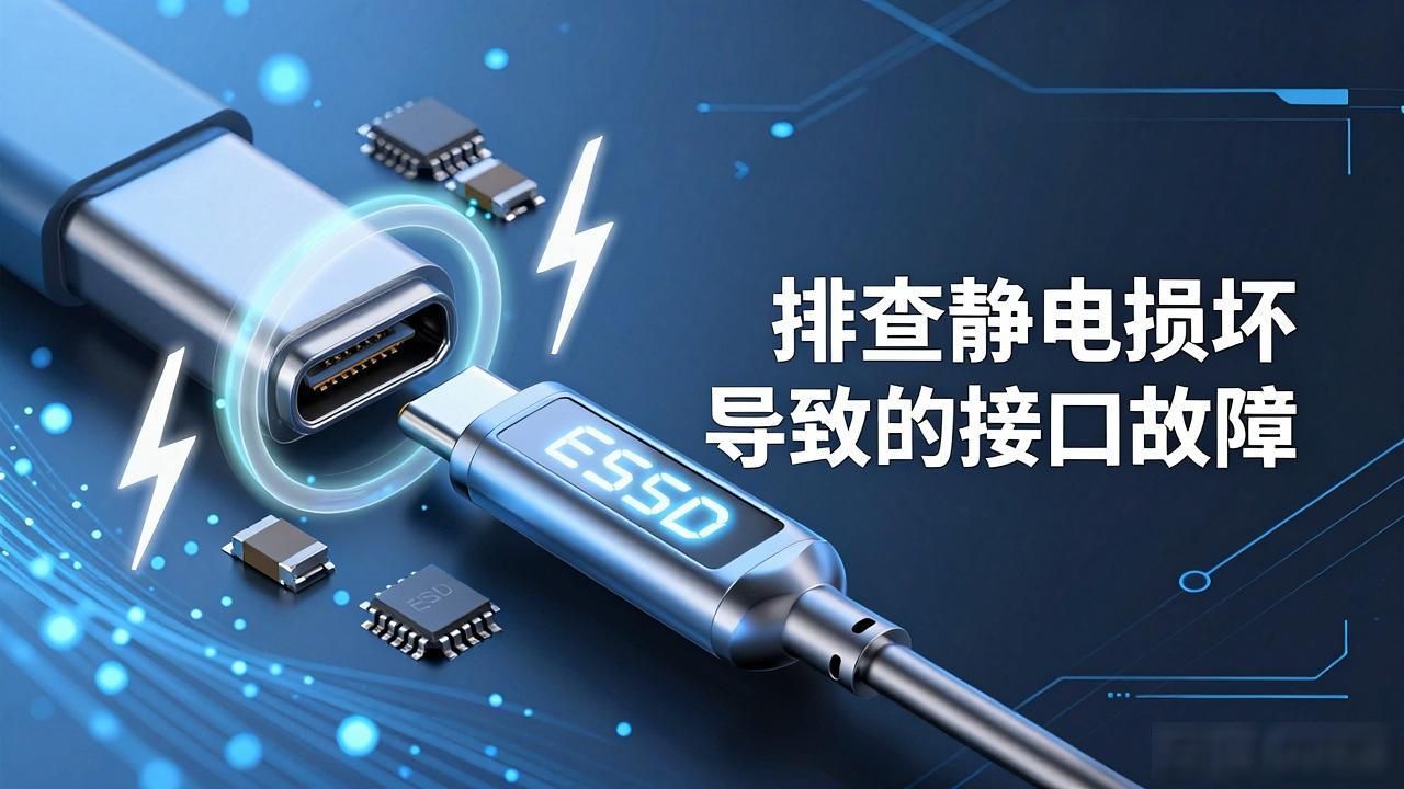 USB接口静电保护_不同USB线路ESD选型重点_usb端口检测工具
