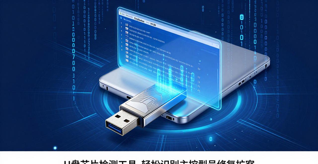 U盘芯片检测工具_轻松识别主控型号修复扩容