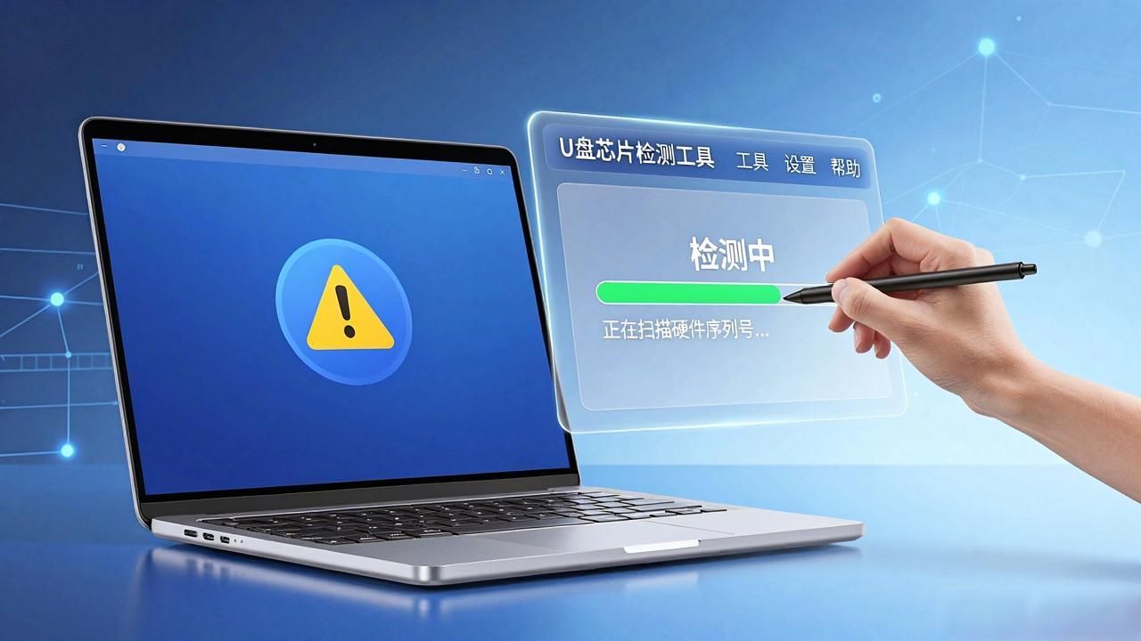 u盘芯片检测工具检测不出来？试试这招让电脑重新识别