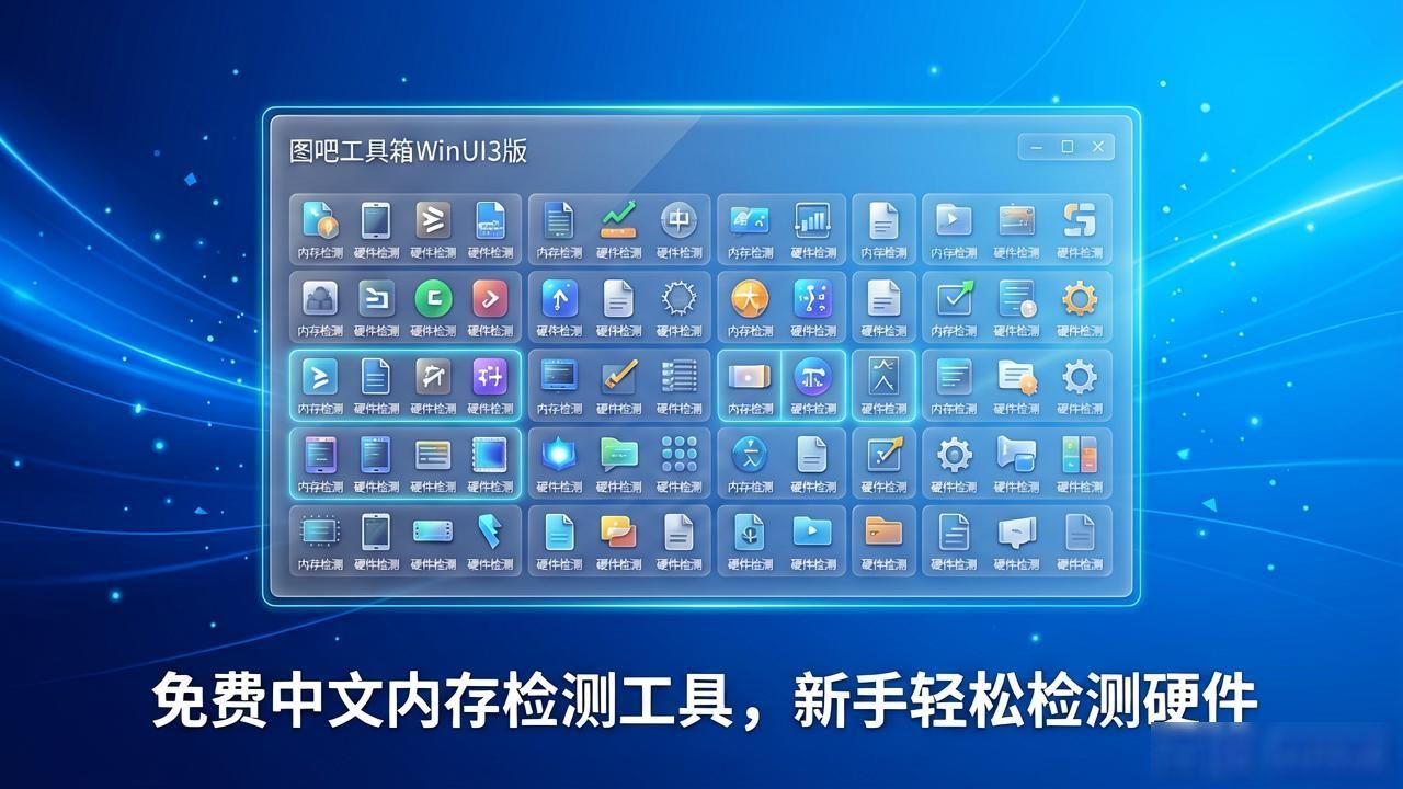图吧工具箱WinUI3版：免费中文内存检测工具，新手也能轻松检测硬件