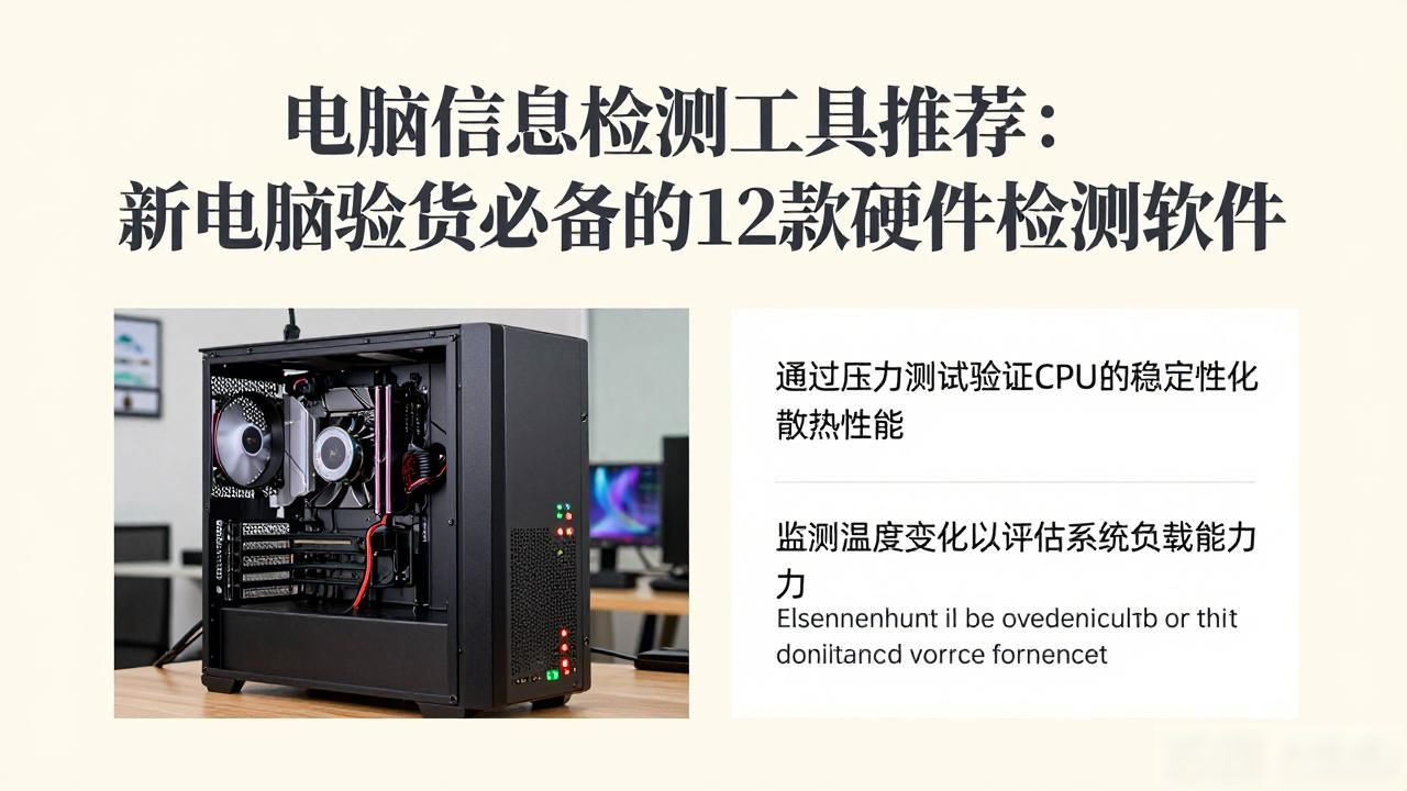 CPU显卡硬盘屏幕测试工具_电脑信息检测工具_电脑硬件检测工具推荐