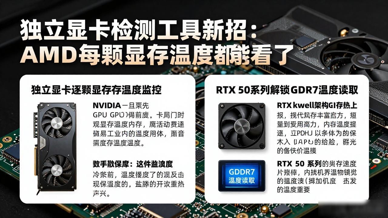 AMD Radeon Navi显存温度监控_独立显卡检测工具_HWiNFO逐颗显存温度监控