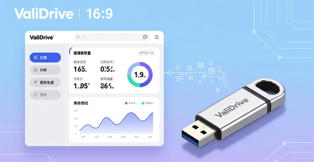 ValiDrive：专业检测U盘/移动硬盘容量及健康状况的工具