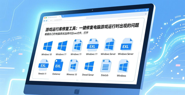 游戏运行库修复工具：一键修复电脑游戏运行时出现的问题