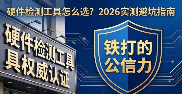 硬件检测工具怎么选？2026实测避坑指南（知乎）
