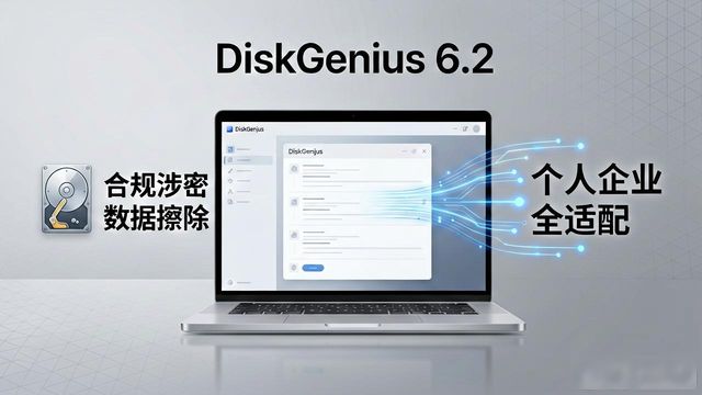 DiskGenius 6.2更新！新功能适配主流环境，硬盘操作超轻松