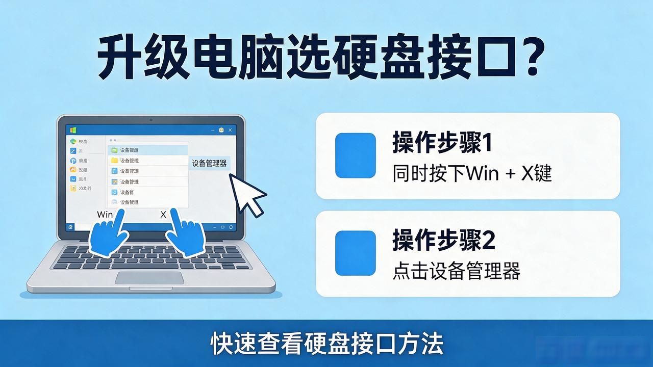 升级电脑怕选错硬盘接口？这4招助你快速查看