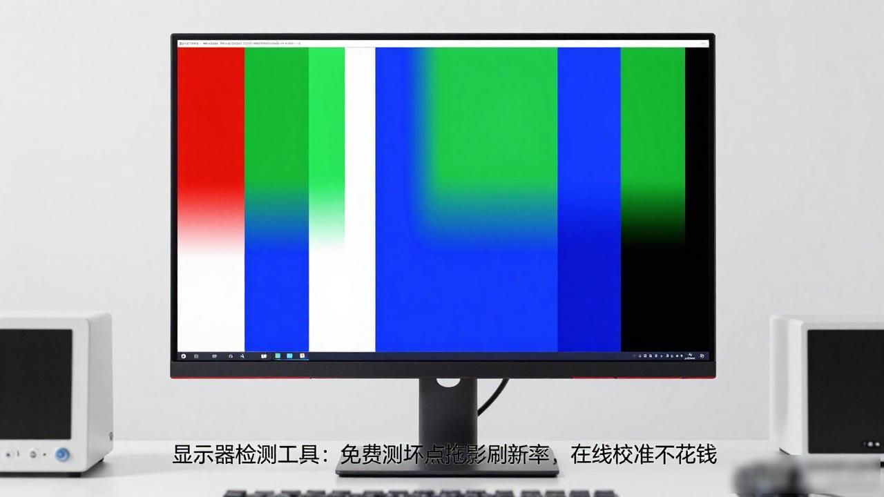 显示器检测工具：免费测坏点拖影刷新率，在线校准不花钱