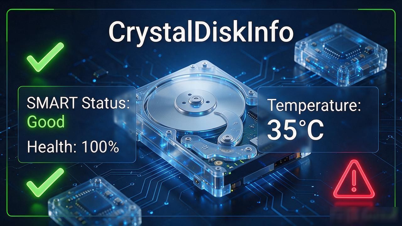电脑寿命检测工具，看硬盘健康用CrystalDiskInfo