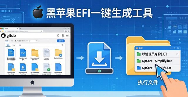 黑苹果安装检测工具_一键生成黑苹果启动 OC 引导 EFI_OpCore-Simplify EFI 工具