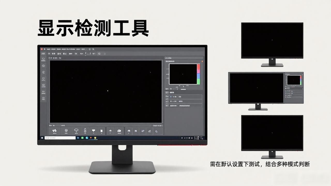 显示器检测工具：快速识别坏点、亮点和漏光
