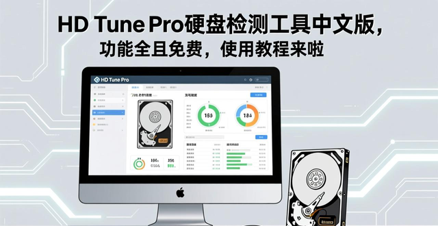 HD Tune Pro硬盘检测工具中文版，功能全且免费，使用教程来啦