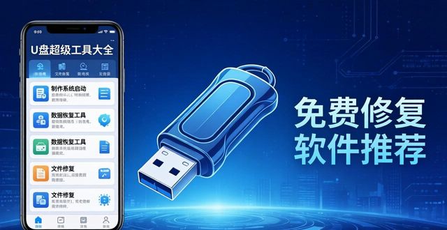 U盘芯片检测工具哪个好？推荐免费修复软件