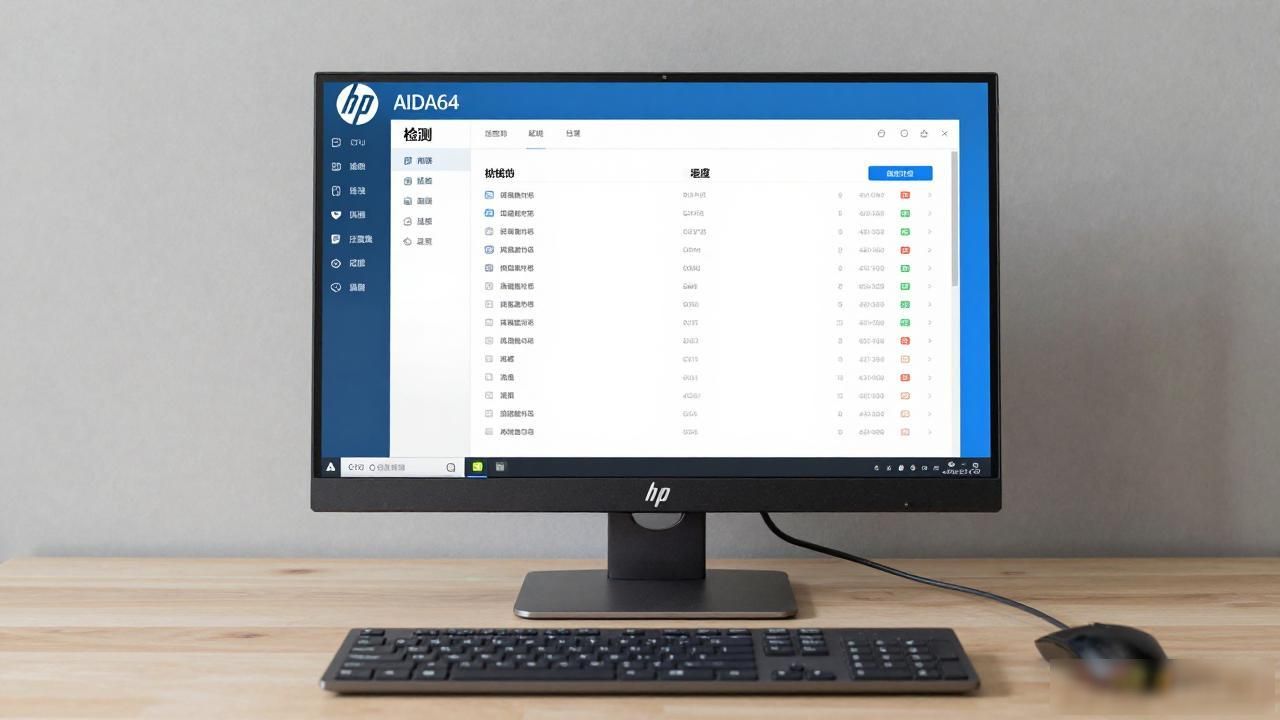惠普电脑用啥软件测显卡压力？AIDA64给你精准数据