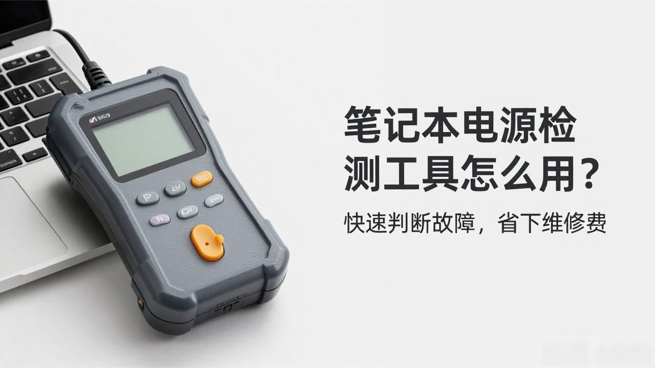 笔记本电源检测工具怎么用？快速判断故障，省下维修费
