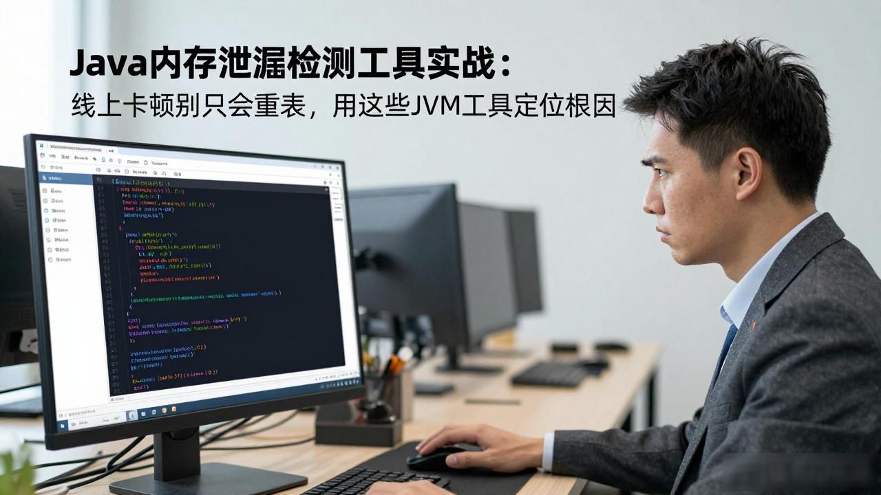 JVM诊断工具实战应用_java内存泄漏检测工具_jstat监控GC问题排查