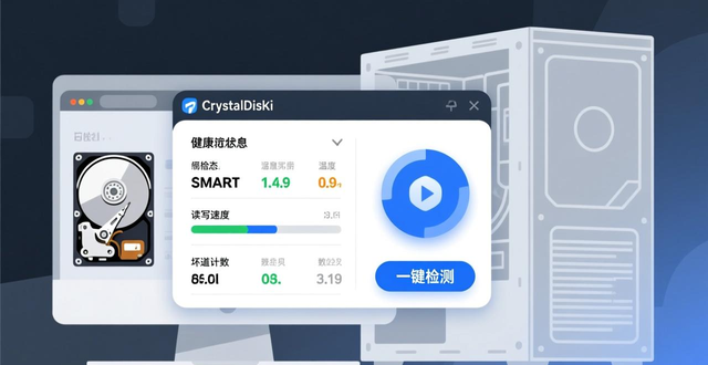硬盘健康检测工具中文版，一键了解电脑硬盘状态及坏道计数