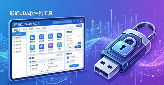 彩虹UDA软件狗工具：加密读写、克隆及多样加密方案介绍
