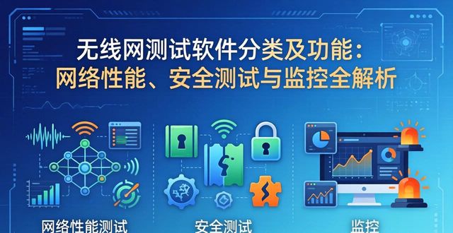 无线网测试软件分类及功能：网络性能、安全测试与监控全解析