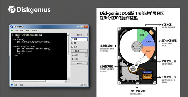 Diskgenius DOS版使用方法全图解，含下载集成及分区操作
