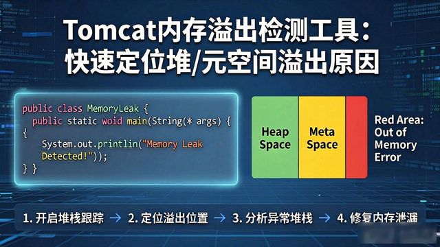 Tomcat日志内存溢出解决方案_内存溢出检测工具_诊断内存溢出根源JVM监控工具