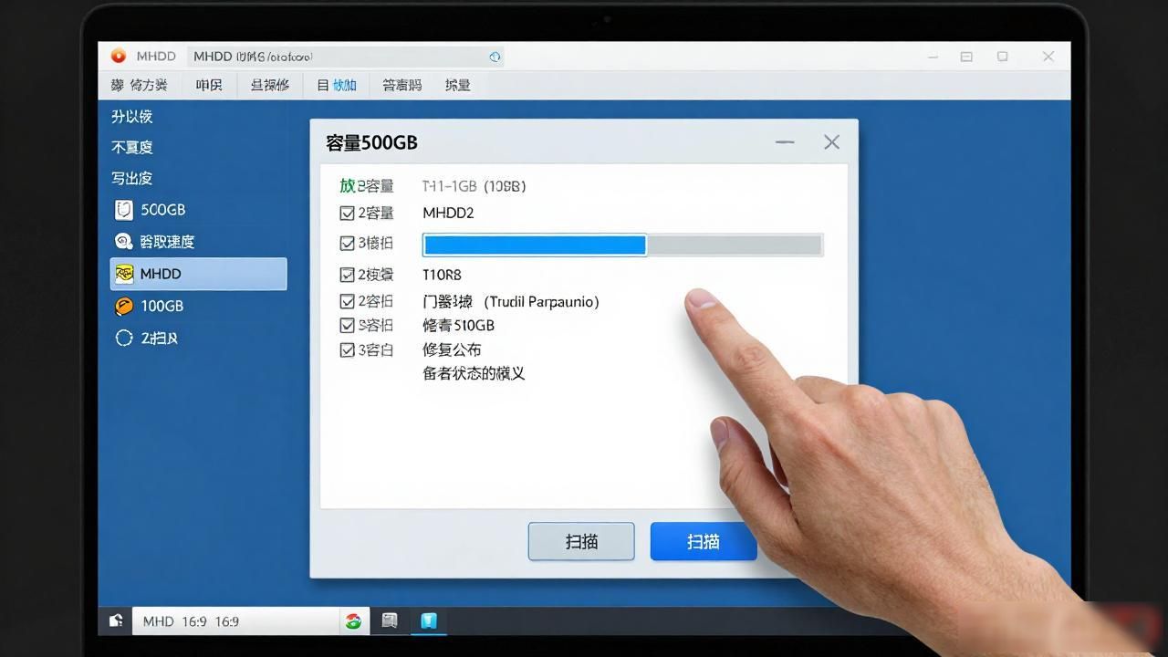 硬盘坏道修复教程：MHDD检测出红叉，教你一招修复500G西数硬盘