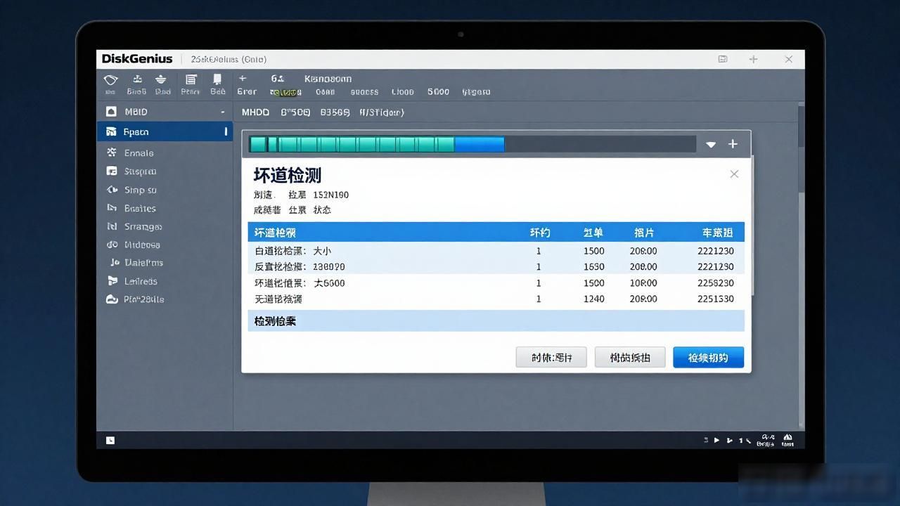 sata硬盘检测工具哪个好？DiskGenius坏道检测教程