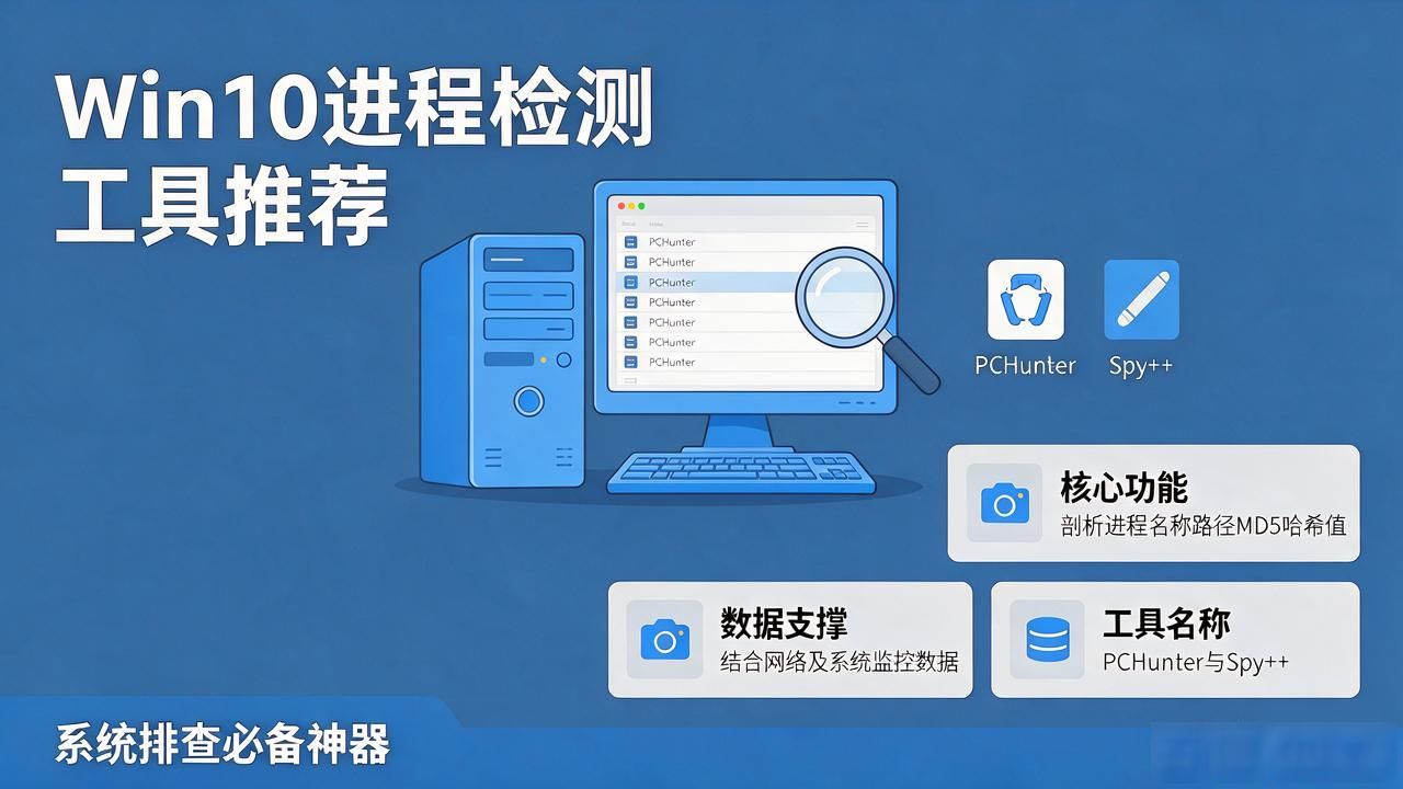 win10检测工具推荐：PCHunter与Spy++，系统排查必备神器