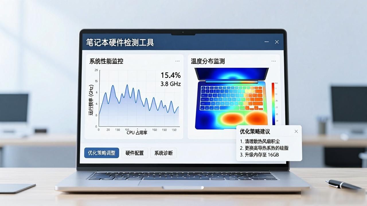 笔记本硬件检测工具，免费查性能与温度