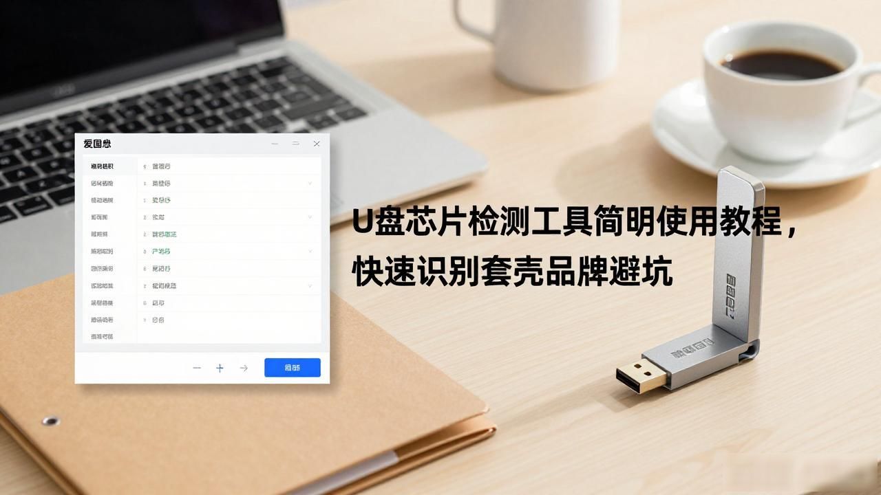 U盘芯片检测工具简明使用教程，快速识别套壳品牌避坑