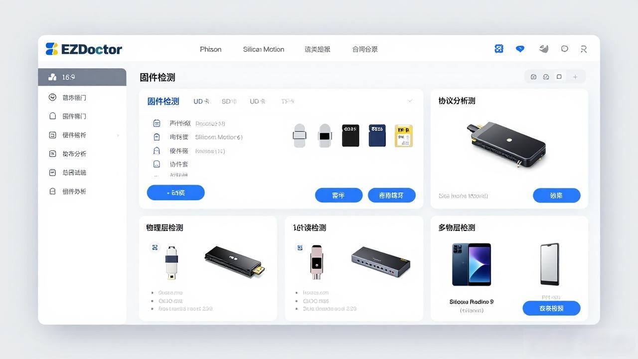 USB存储设备固件检测_EZDoctor读卡器检测软件_u盘坏块检测工具