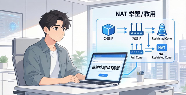 教你下载使用工具自动显示NAT类型，还有4种类型详细介绍