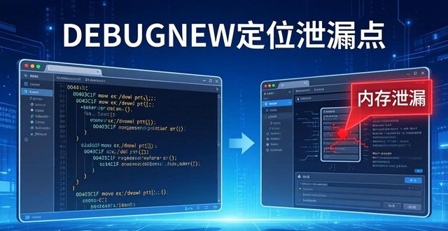 c内存泄漏检测工具：用DEBUG_NEW定位泄漏点