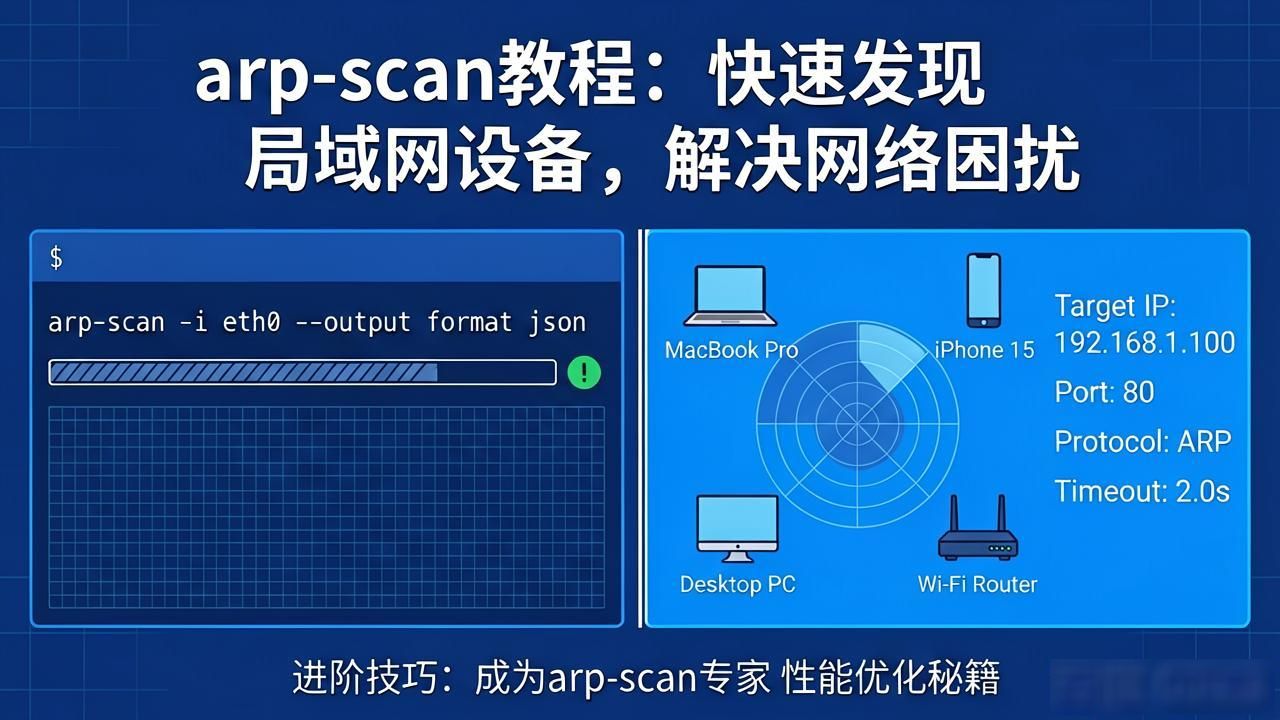 arp-scan教程：快速发现局域网设备，解决网络困扰