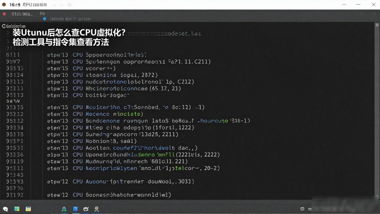 cpu虚拟化检测工具_ubuntu查看cpu信息命令_lscpu命令详解