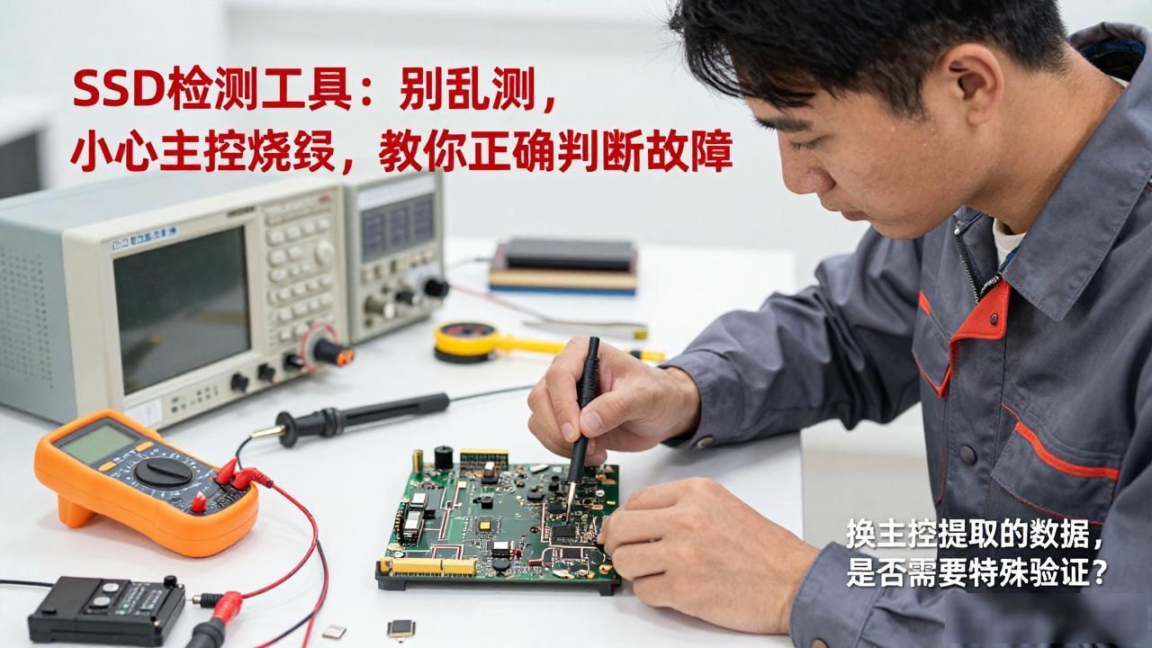 SSD检测工具：别乱测，小心主控烧毁，教你正确判断故障