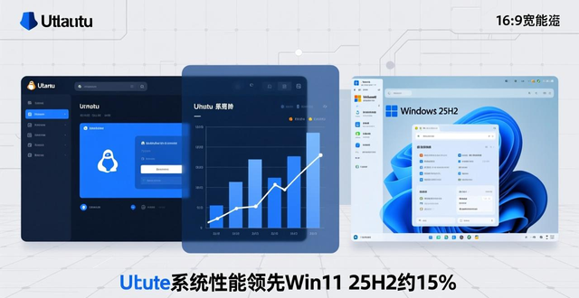Ubuntu系统性能领先Win11，25H2和24H2提升几乎为0