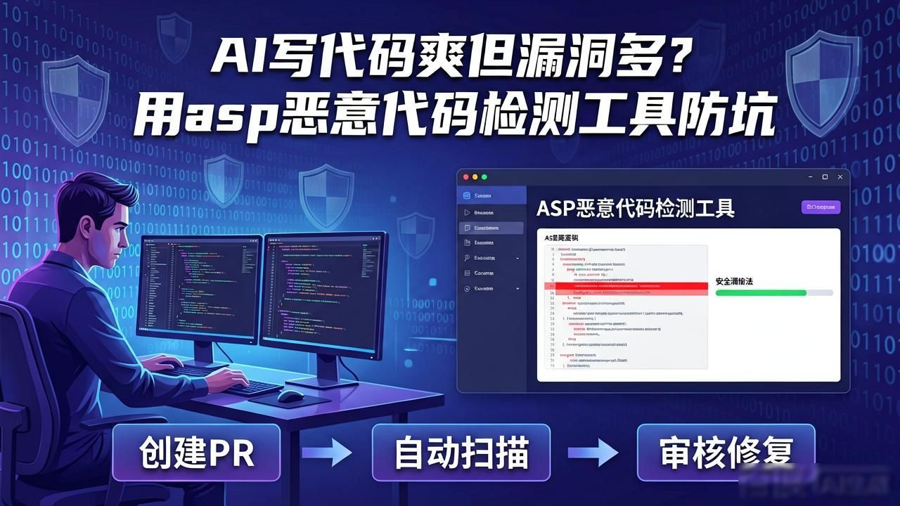 asp恶意代码检测工具_AI生成代码漏洞_Flow工具安全漏洞修复