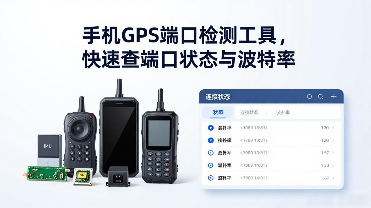 手机GPS端口检测工具，快速查端口状态与波特率