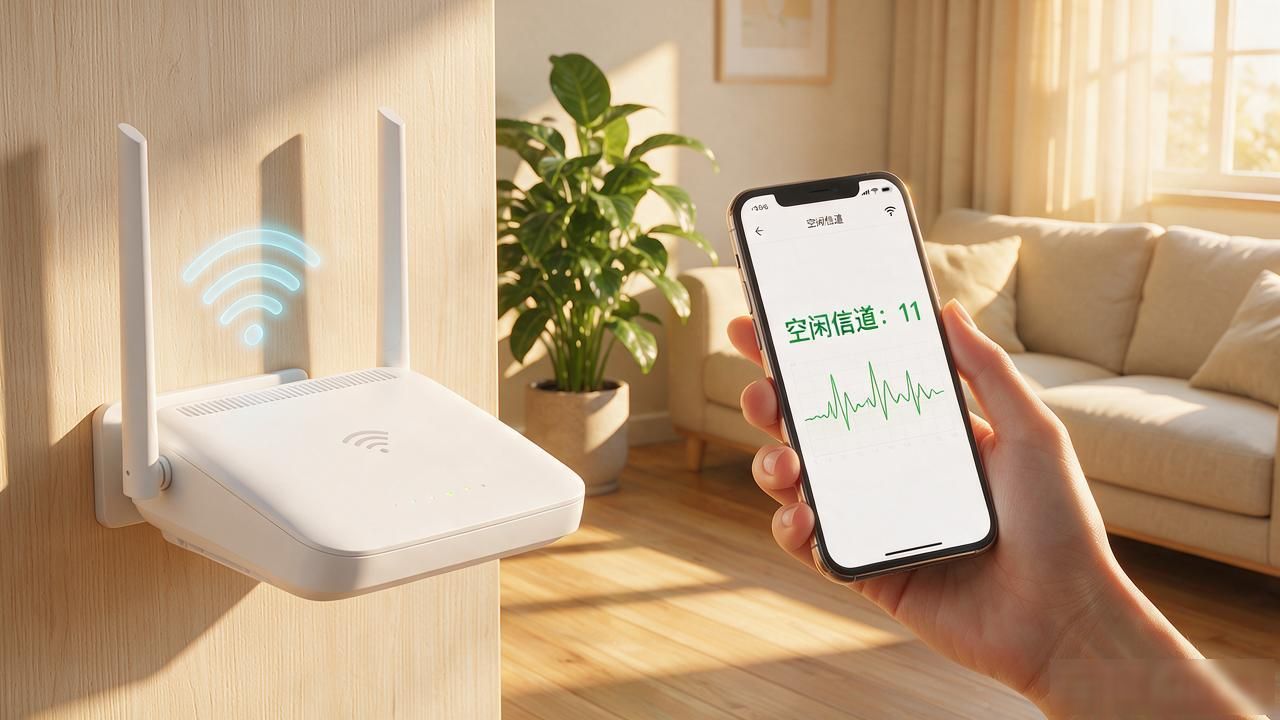 路由器信道优化_WiFi信号拥堵解决方法_无线信道检测工具