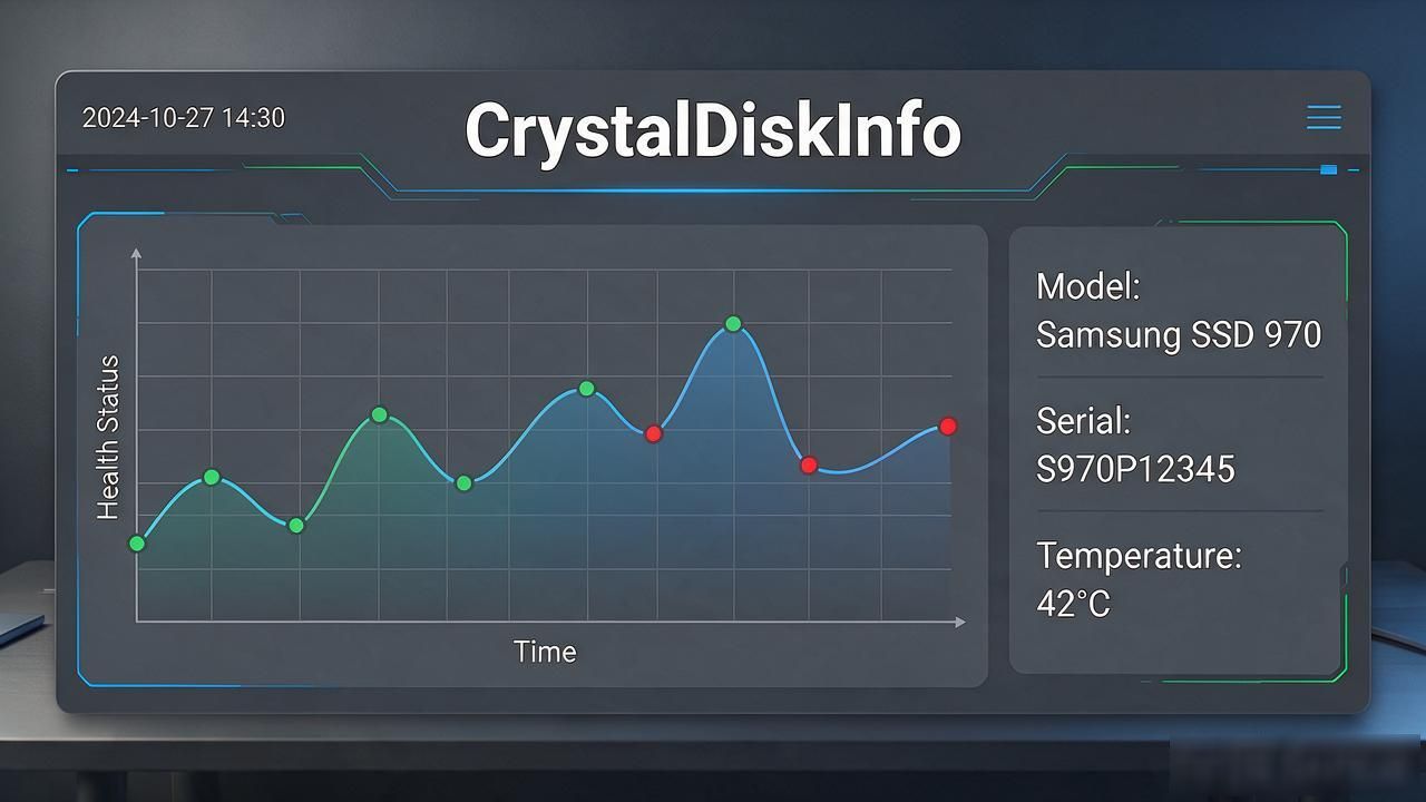 CrystalDiskInfo硬盘检测工具，免费识别固态硬盘健康