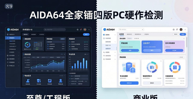 AIDA64全家桶四版PC硬件检测工具v6.10.5200 中文绿色注册版